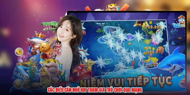 Các điều cần nhớ khi tham gia trò chơi qua mạng