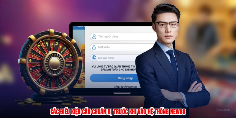 Các điều kiện cần chuẩn bị trước khi vào hệ thống NEW88