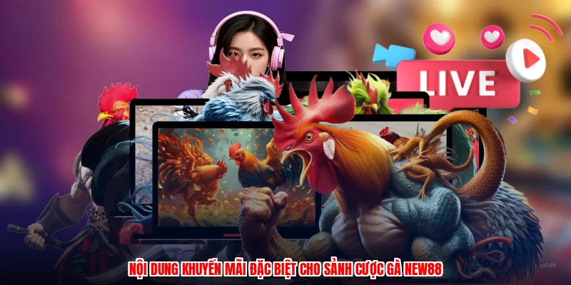 Nội dung khuyến mãi đặc biệt cho sảnh cược gà NEW88